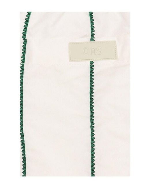 Oas White Granada Swim Shorts for men