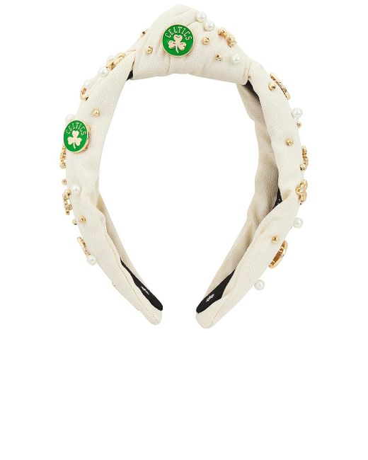 Lele Sadoughi Boston Celtics Embellished ヘッドバンド White