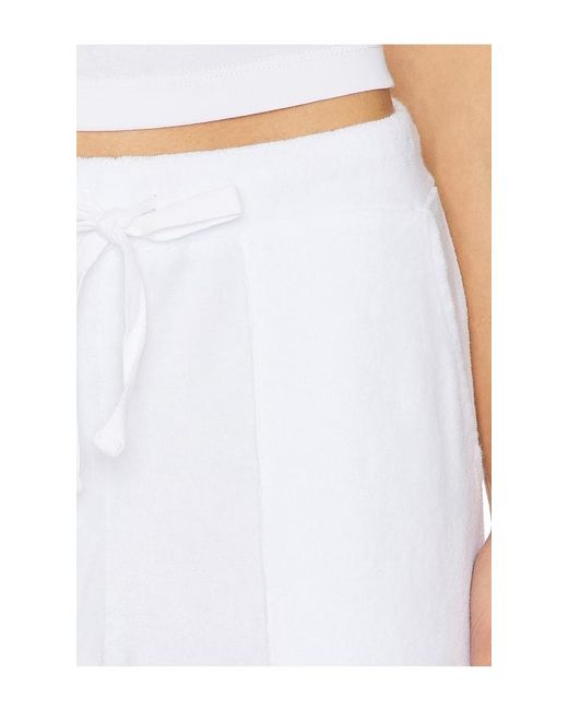 Bobi White Wide Leg Pant