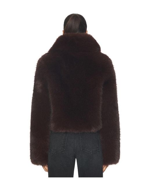 L'academie Black 'Academie Savoie Faux Fur Jacket