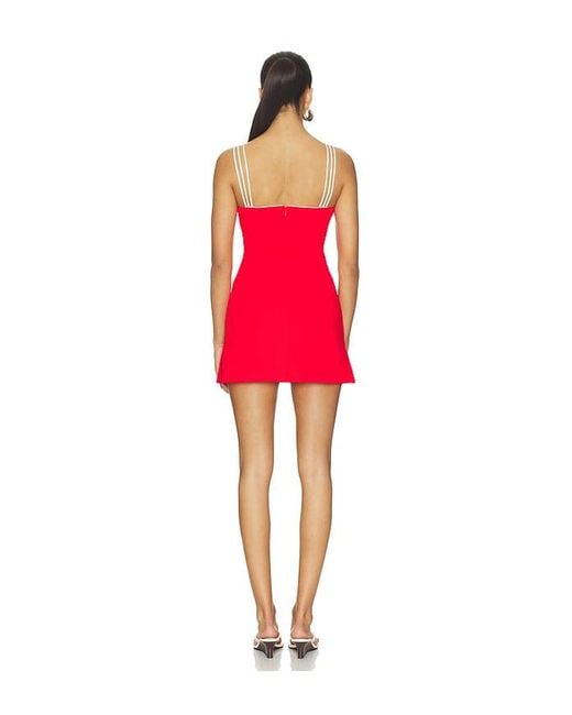Amanda Uprichard Red Scout Romper