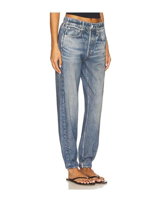Rag & Bone Blue Miramar Terry Jogger Pant Jeans
