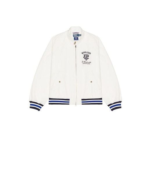 Polo Ralph Lauren White Wimbledon Jacket for men