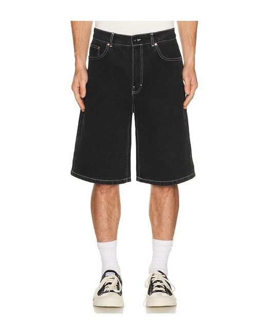 Stan Ray Black Wide Shorts for men