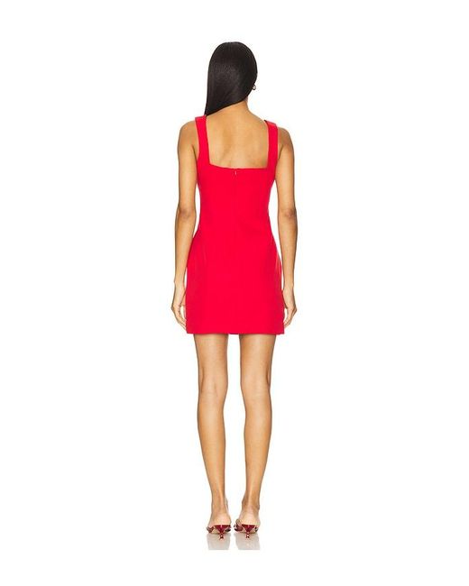 Elliatt Red Trompe Mini Dress