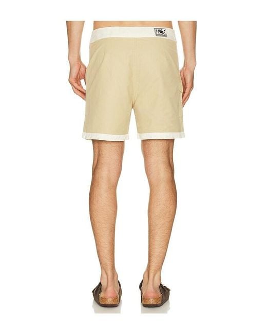 Rhythm Natural Heritage Hem Swim Trunk for men
