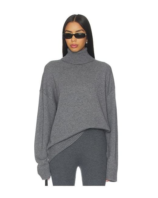 L'academie Gray Ronny Turtleneck Sweater