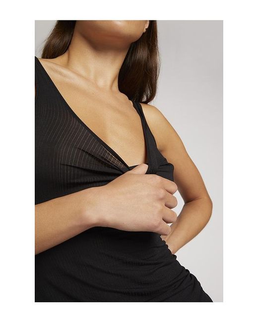Negative Underwear Black Whipped A-Top