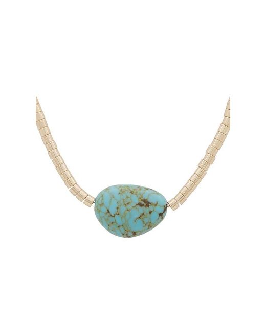 Ettika Multicolor Liquid Gold And Turquoise Necklace