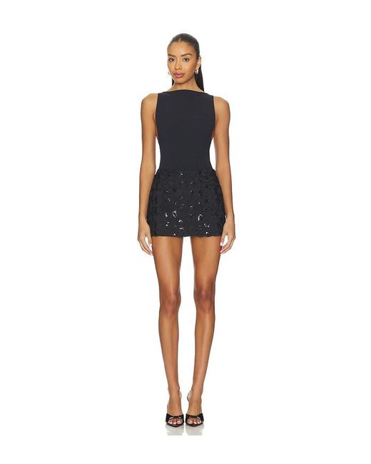 Runaway the Label Blue Zelpha Mini Skirt