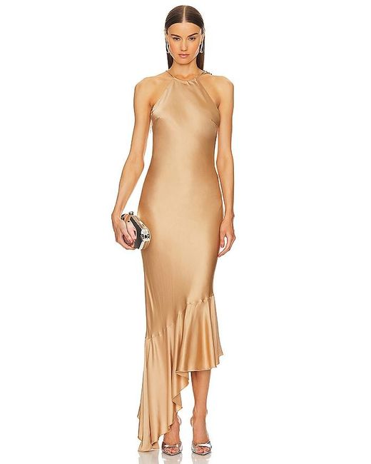 Michael Costello Natural X Revolve Jayne Gown