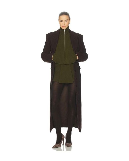 Helsa Green Josefine Knit Oversized Bomber