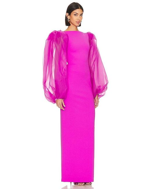 Solace London Pink Karla Maxi Dress