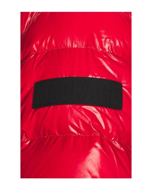 Mackage Red Victor Puffer Jacket for men