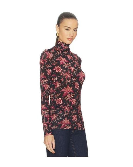 Ulla Johnson Red Oberteil Aurelia