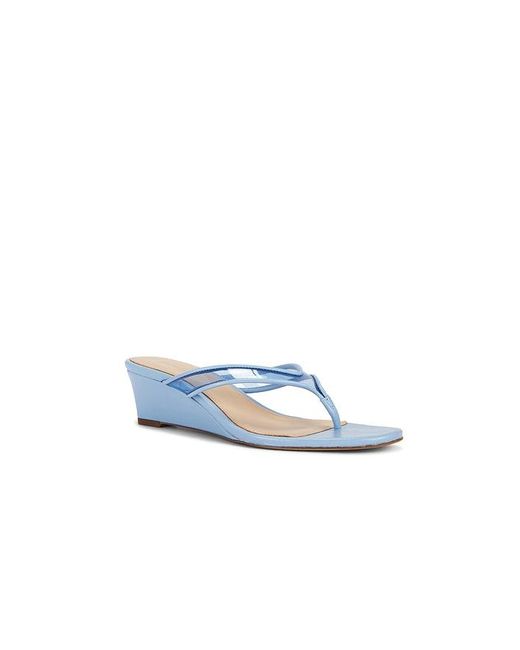 Veronica Beard Blue Clea Wedge Sandal