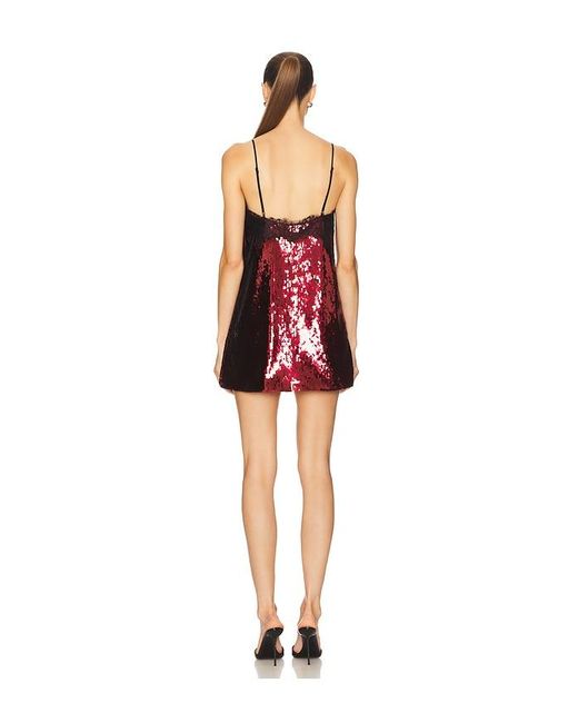 retroféte Red Sequin Dress