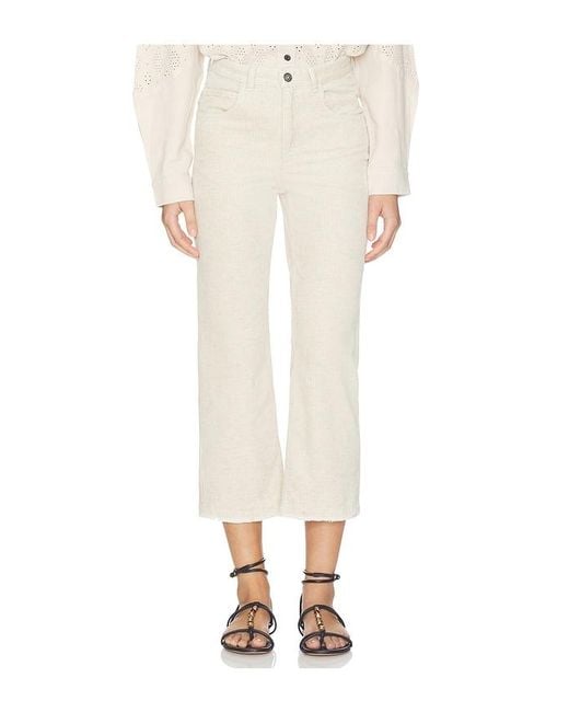 Isabel Marant White Ruthie Pant