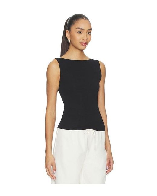 ALL THE WAYS Black Nadine Top