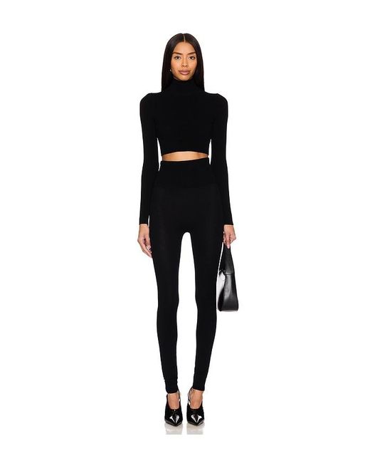 Wolford Black Wool-Ford Leggings