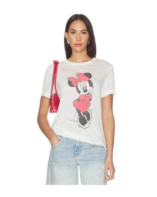 Junk Food White Minnie Mouse Tee