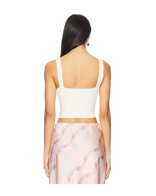 MAJORELLE White Esme Top