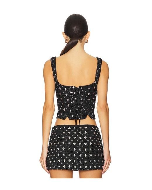 GUIZIO Black Arlo Corset