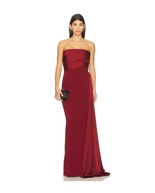 Nbd Red Amira Gown