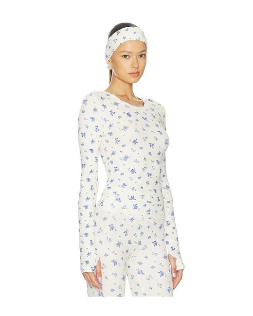 WellBeing + BeingWell White Sloane Top