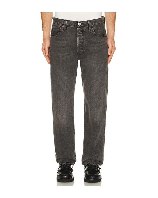 Levi's Gray 501 Original Jeans for men
