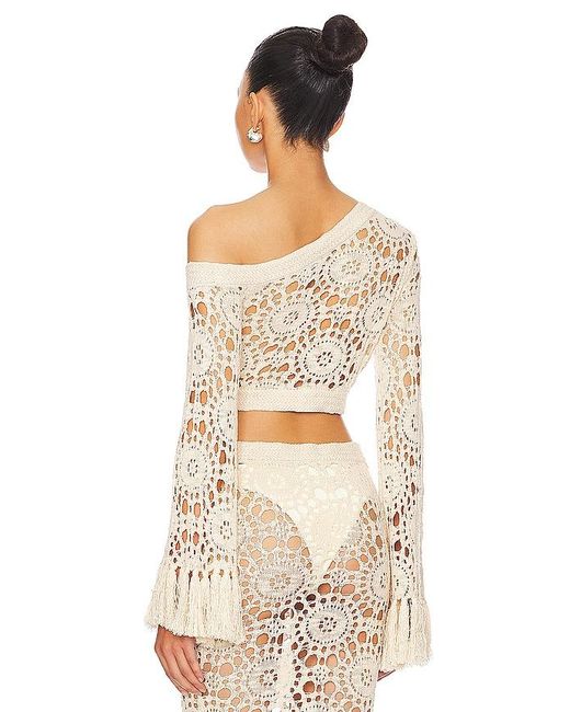 Tularosa Natural Luanne Cold Shoulder Top