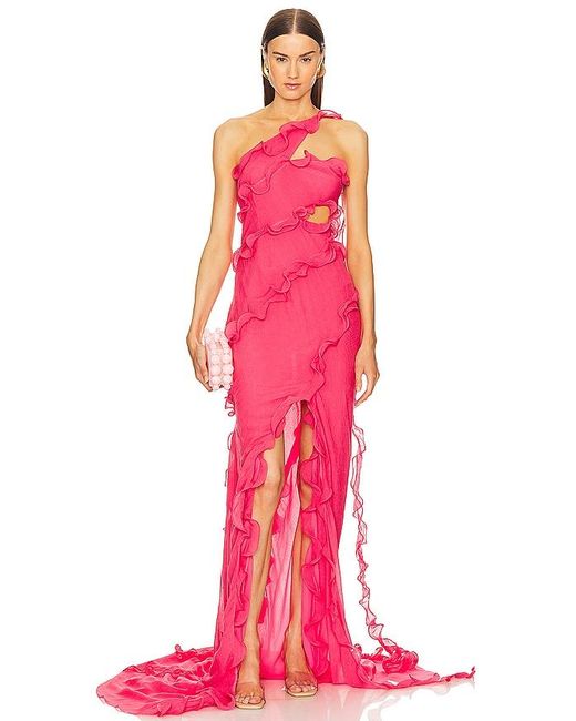Cult Gaia Pink Micola Gown