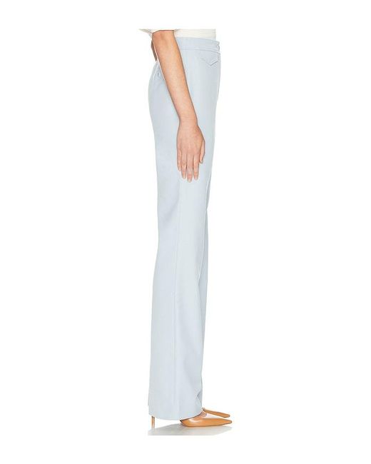 Helsa White The Kick Flare Suit Pant