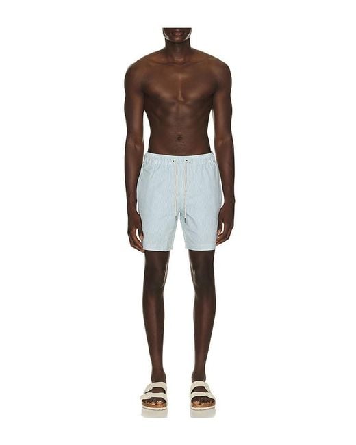Fair Harbor Blue Bayberry Swim Trunk for men