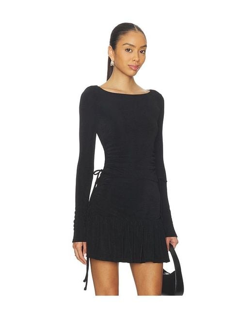 MAJORELLE Black Morie Top