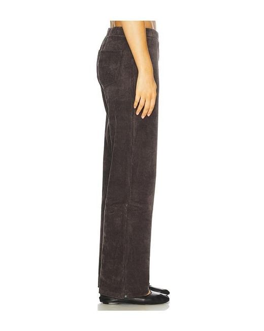 Barefoot Dreams Black Stretch Cord Wide Leg Pant