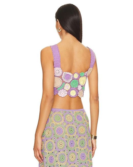 Agua Bendita Multicolor Tanit Crop Top