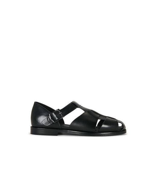 G.H.BASS Black Potter Flat Sandals for men