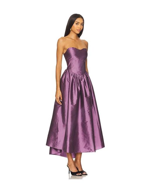 Azeeza Purple Naina Midi Dress