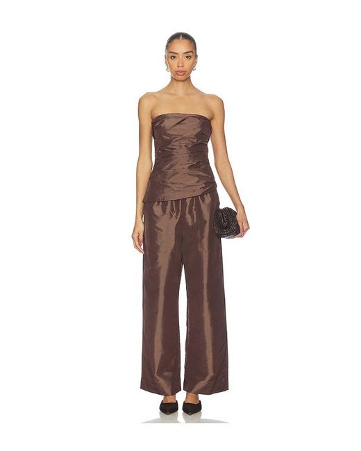 Jonathan Simkhai Brown Arden Pull On Pant