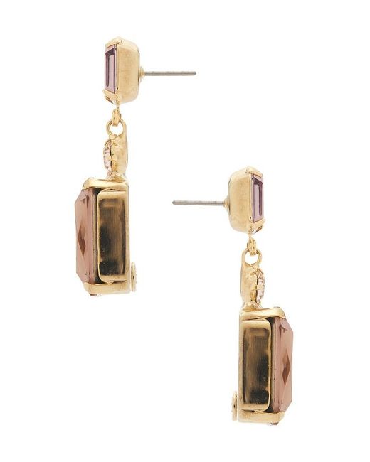 Jennifer Behr White Justine Earrings
