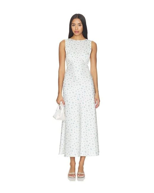 Tularosa White Dallen Midi Dress
