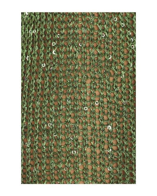 superdown Green Miranda Knit Top