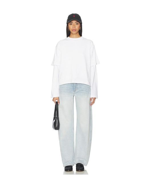 Polo Ralph Lauren White Jersey Crop Short Sleeve T-Shirt
