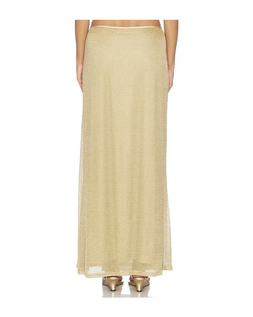Tiger Mist Natural Cyrene Tie Maxi Skirt