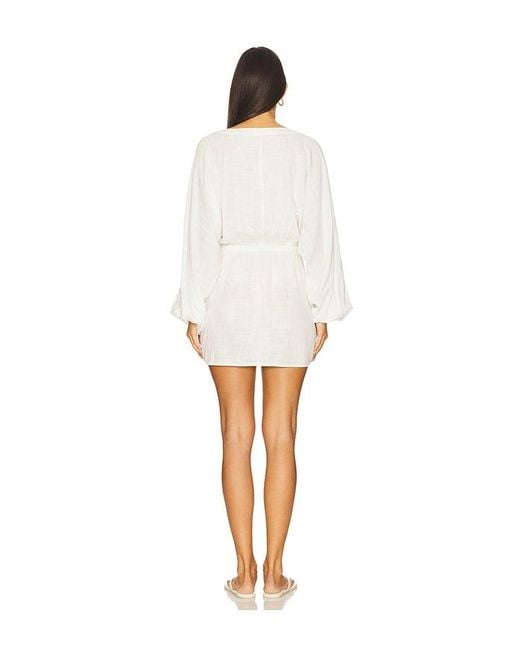LSPACE White Deia Mini Dress