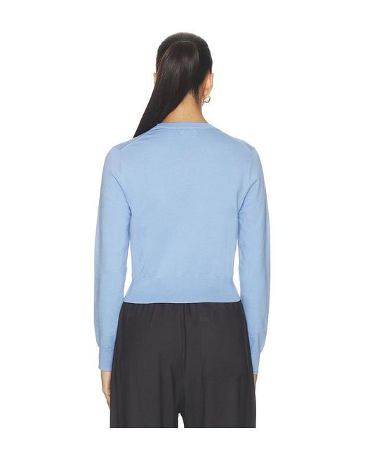 Polo Ralph Lauren Blue Cotton Long Sleeve Crew Neck Pullover Sweater