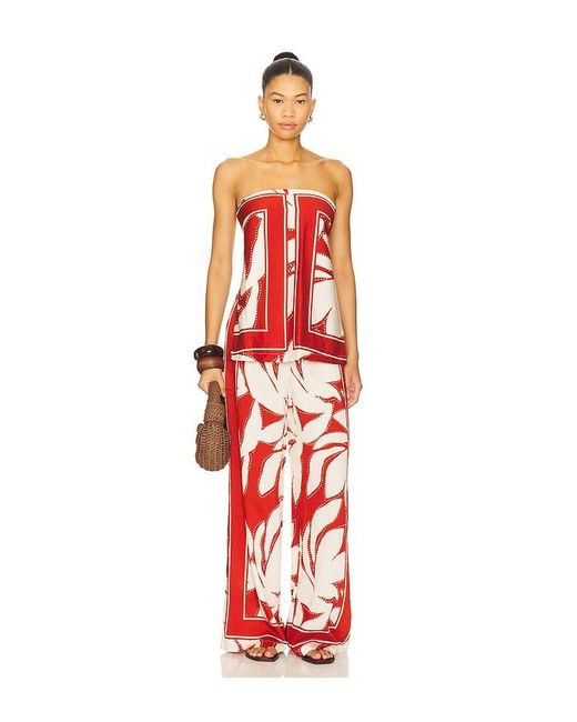 Seven Wonders Red Arlette Palazzo Pant