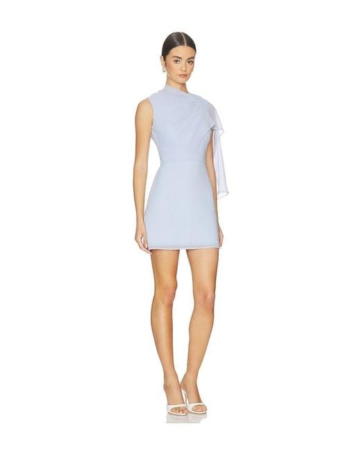 Amanda Uprichard Blue Marilla Dress