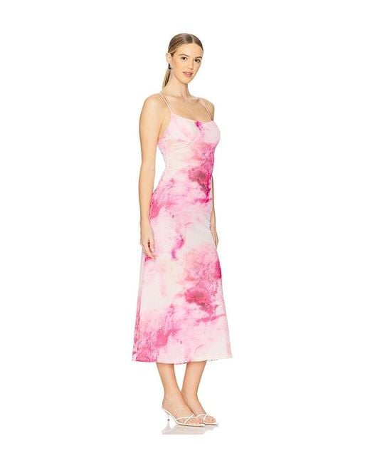 Bardot Pink Adoni Midi Dress